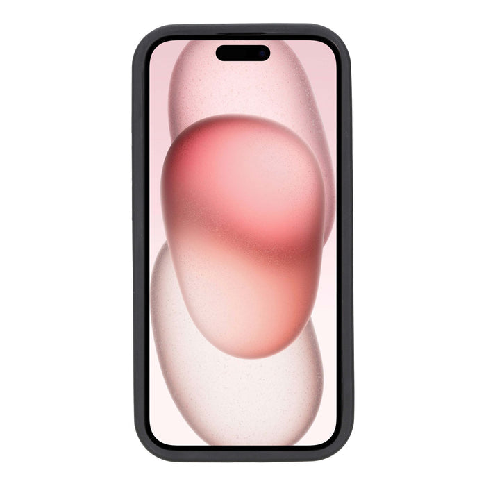 Modern York MagSafe Leather Case – iPhone 15, Distressed Coffee - BlackBrook Case
