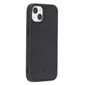 York Leather iPhone 15 Plus MagSafe Case, Pebble Black - BlackBrook Case