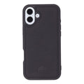 York Leather iPhone 16 Plus MagSafe Case, Pebble Black - BlackBrook Case