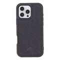 York Leather iPhone 16 Pro Max MagSafe Case, Pebble Black - BlackBrook Case
