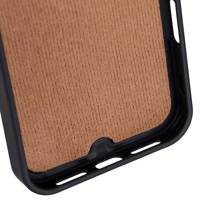 York Leather iPhone 18 Pro MagSafe Case, Saddle Brown - BlackBrook Case