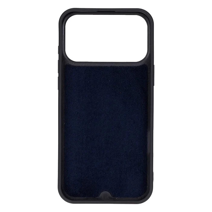 York Leather iPhone 18 Pro Max MagSafe Case, Blue - BlackBrook Case