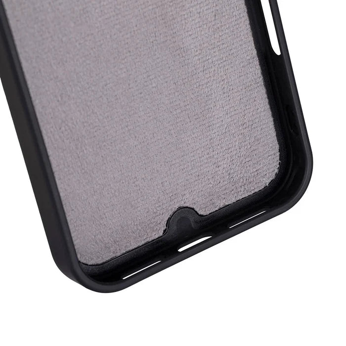 York Leather iPhone 18 Pro Max MagSafe Case, Gray - BlackBrook Case