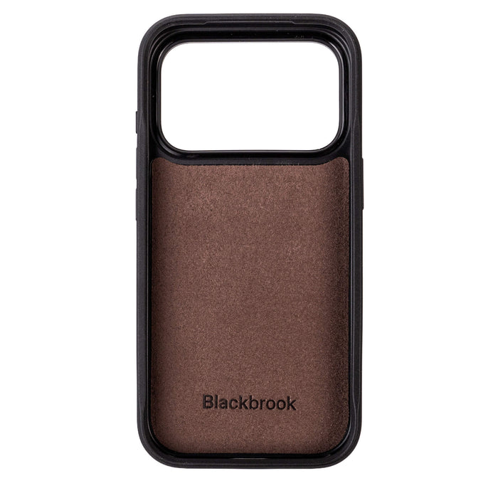 York Leather iPhone 18 Pro Max MagSafe Case, Distressed Coffee - BlackBrook Case