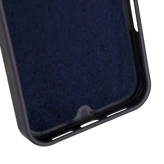 York Leather iPhone 18 Pro Max MagSafe Case, Blue - BlackBrook Case