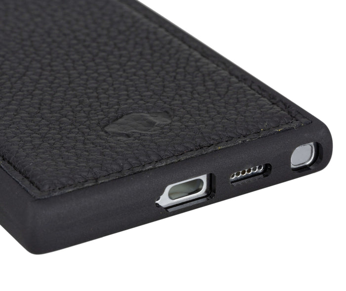 York Leather Snap-On Case - Galaxy S24 Ultra, Pebble Black - BlackBrook Case