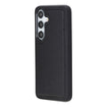 York Leather Samsung S25 Case, Pebble Black - BlackBrook Case
