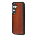 York Leather Samsung S25 Plus Case, Burnished Tan - BlackBrook Case