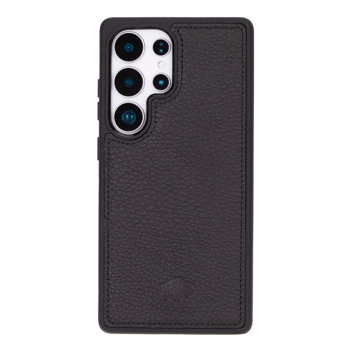 York Leather Snap-On Case – Galaxy S25 Ultra, Pebble Black - BlackBrook Case