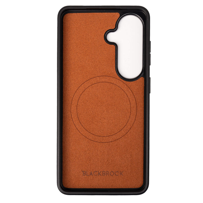 York Leather Samsung S26 Plus Case, Burnished Tan - BlackBrook Case