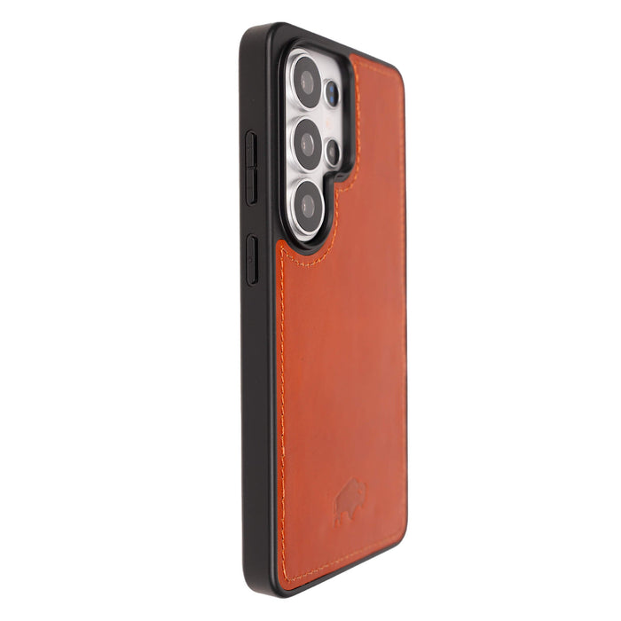 York Leather Samsung S26 Ultra Case, Burnished Tan - BlackBrook Case