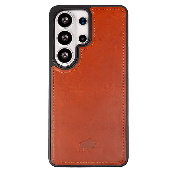 York Leather Samsung S26 Ultra Case, Burnished Tan - BlackBrook Case