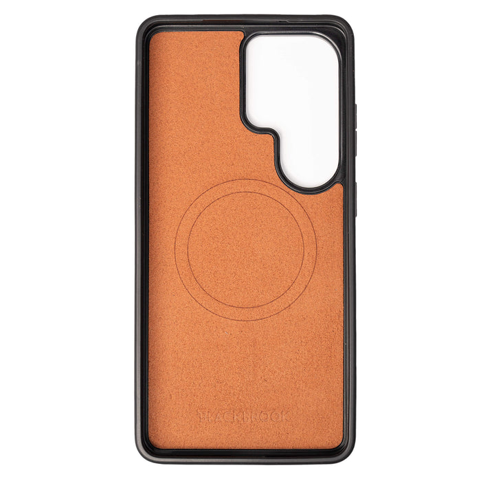 York Leather Samsung S26 Ultra Case, Burnished Tan - BlackBrook Case
