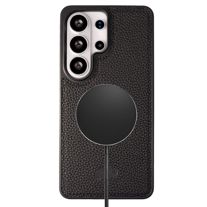 York Leather Samsung S26 Ultra Case, Pebble Black - BlackBrook Case