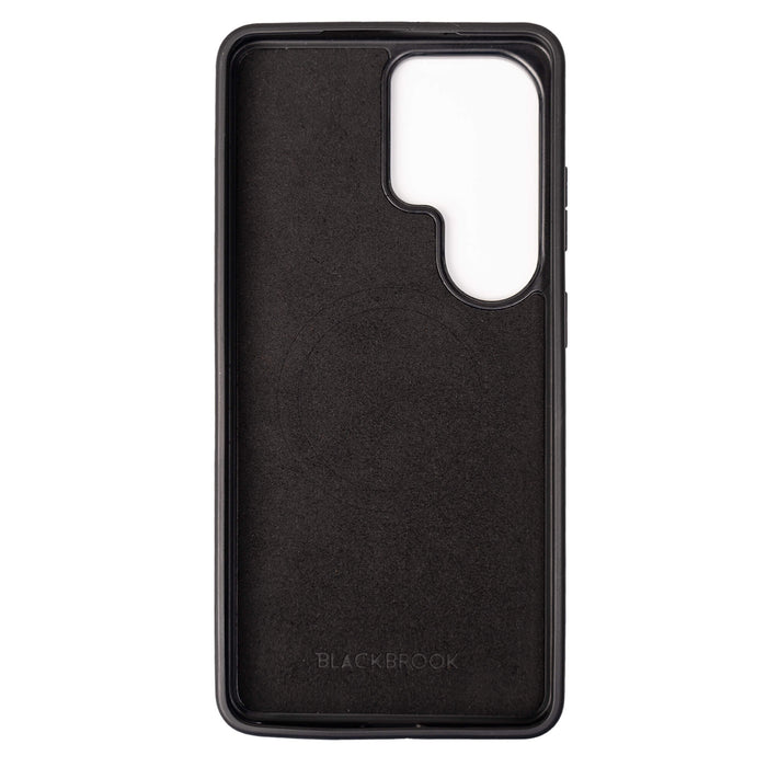 York Leather Samsung S26 Ultra Case, Pebble Black - BlackBrook Case